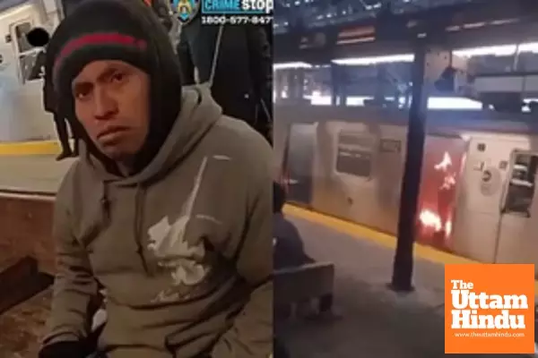 Man sets sleeping woman on fire in New York subway, arrested