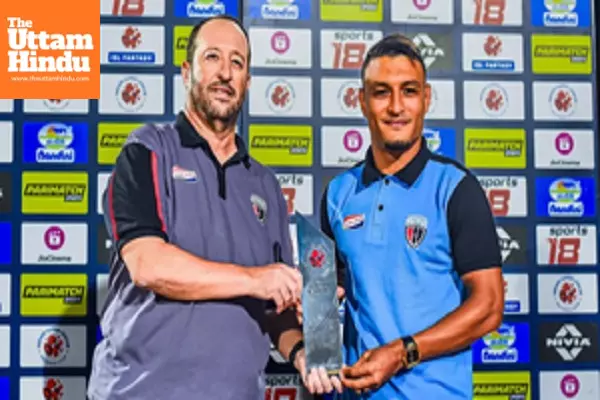 ISL 2024-25: NEUFCs forward Alaaeddine Ajaraie wins third consecutive POTM honour