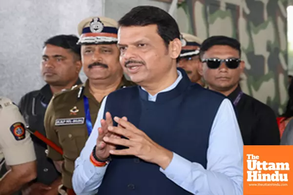 Congress doing politics in the name of Ambedkar, alleges Fadnavis