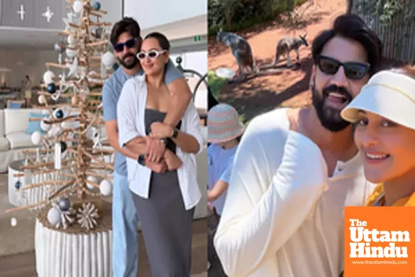 Sonakshi Sinha, Zaheer Iqbal celebrate Xmas amidst koalas, kangaroos