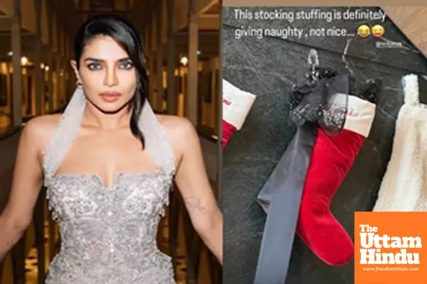 Priyanka Chopra celebrates Christmas with ‘naughty’ stocking