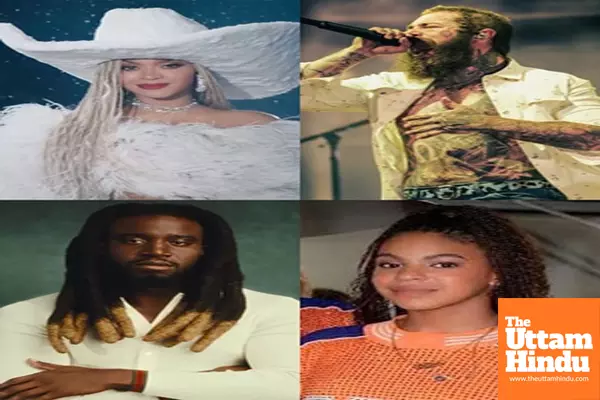 Post Malone, Shaboozey, Blue Ivy Carter join Beyonce for during her    NFL Halftime Show