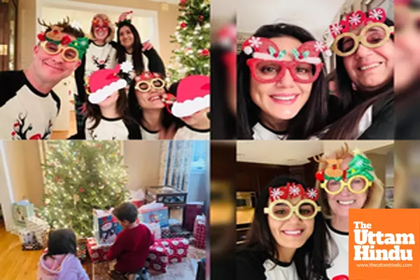 Preity Zinta shares joyful holiday moments featuring her kids