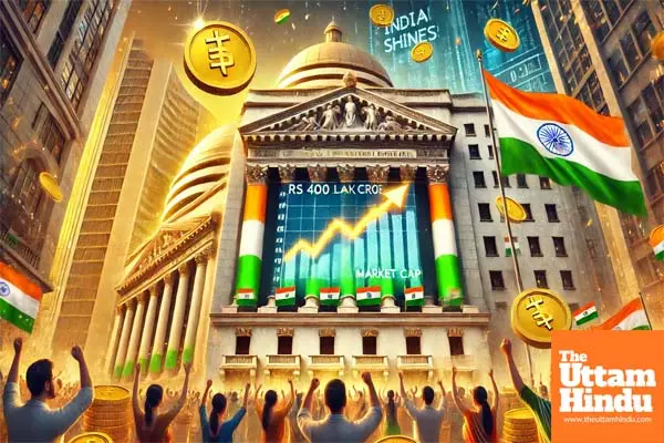 Year-End 2024: Indian Stock Market Rises to Fourth Largest Globally, Market Cap Exceeds ₹400 Lakh Crore