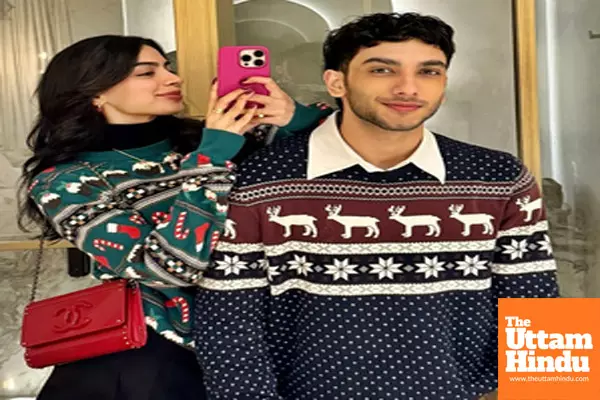 Khushi Kapoor shares her sweater party moments with Vedang Raina