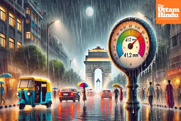 Delhi Records Heaviest December Rainfall in 101 Years: 41.2 mm in 24 Hours