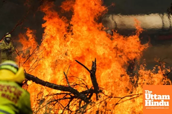 Three homes destroyed in major bushfire in Australia