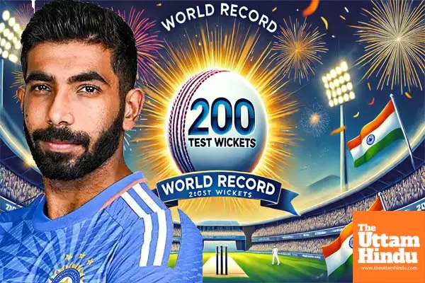 Jasprit Bumrah Shatters Records, Becomes Fastest Indian to get 200 Test Wickets!