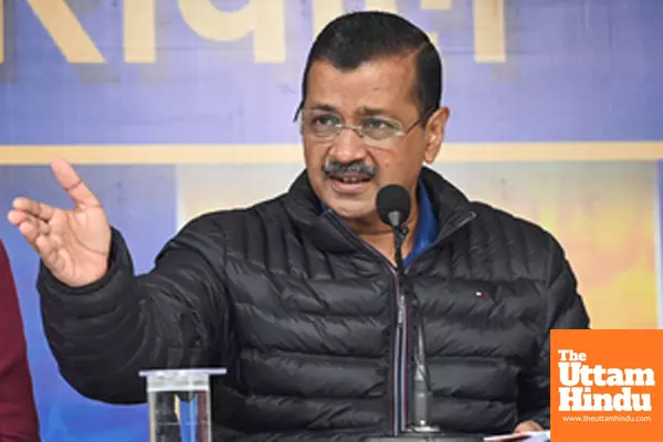 New Delhi: AAP National Convener Arvind Kejriwal addresses a press conference