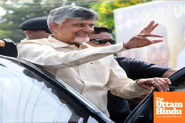 Palnadu: Chief Minister Nara Chandrababu Naidu during the distribution of pensions to beneficiaries in Yallamanda village