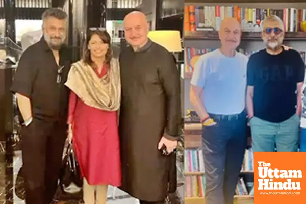 Vivek Agnihotri is ‘blessed’ to have Anupam Kher by his side