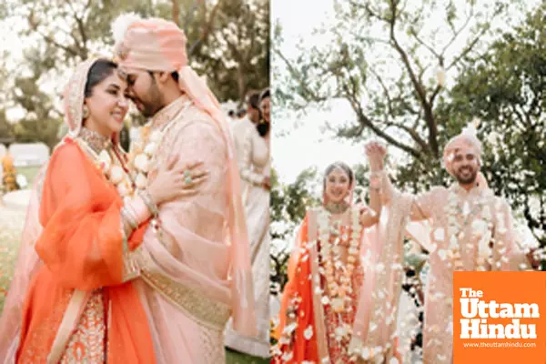 Armaan Malik- Aashna Shroff look smitten in their first Wedding pictures