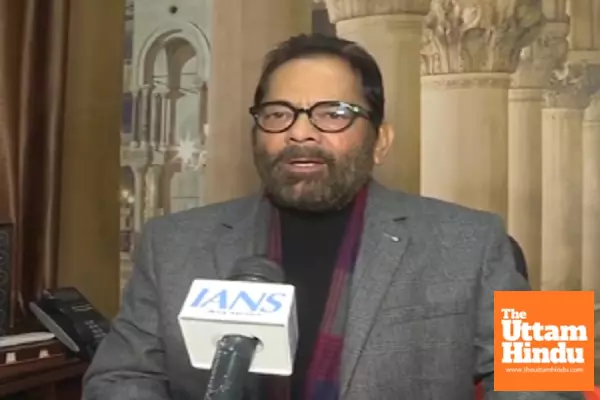 Beacon of peace, brotherhood: Naqvi highlights PM Modis chadar tradition at Ajmer Sharif Dargah