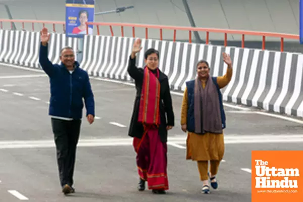 New Delhi: Delhi Chief Minister Atishi inaugurates six-lane Punjabi Bagh flyover