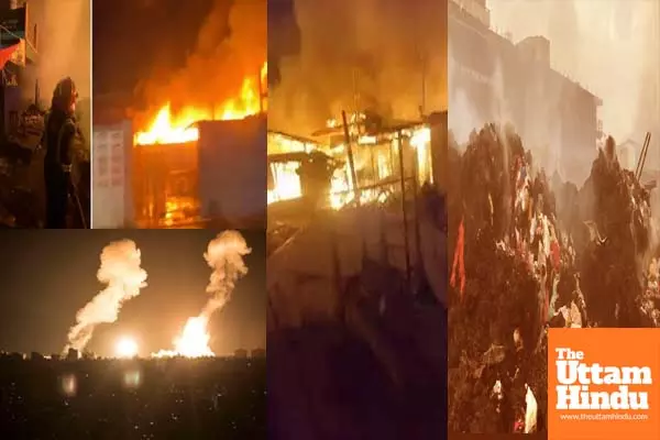 Traders in Ghanas capital struggle as fire ravages Kantamanto Market