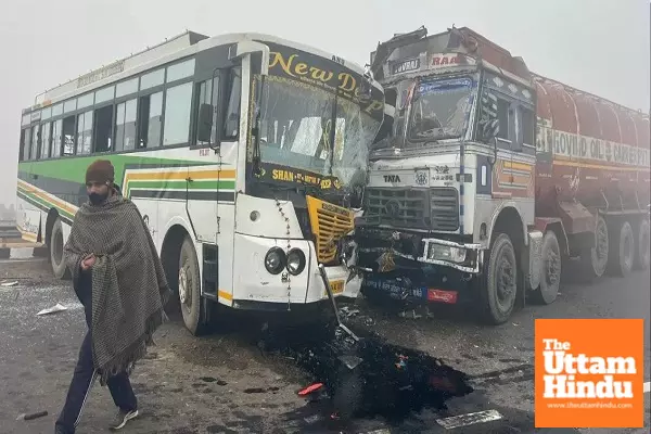 Deadly Crash in Bathinda: Bus and Truck Collide, Dozens Injured