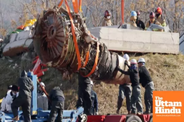 South Korean investigators recover aircraft engine from jeju air crash site