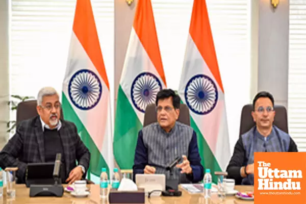 New Delhi: Union Minister Piyush Goyal chairs a strategic meeting