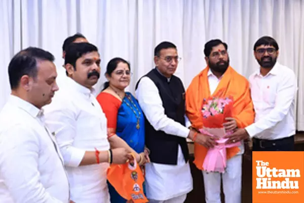 Mumbai: Shivsena UBT leader and former Mayor of Chhatrapati Sambhaji Nagar Nandekumar Ghodile and his wife Anita Ghodile join Shivsena