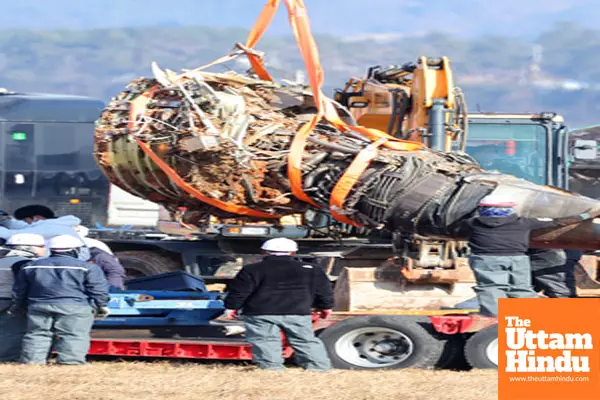 Seoul: Crashed planes engine salvaged at Muan airport