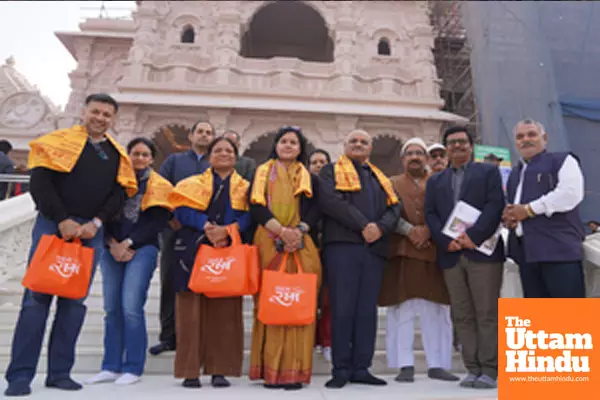 Ayodhya: CBI Director Praveen Sood visits the Shri Ram Janmabhoomi temple