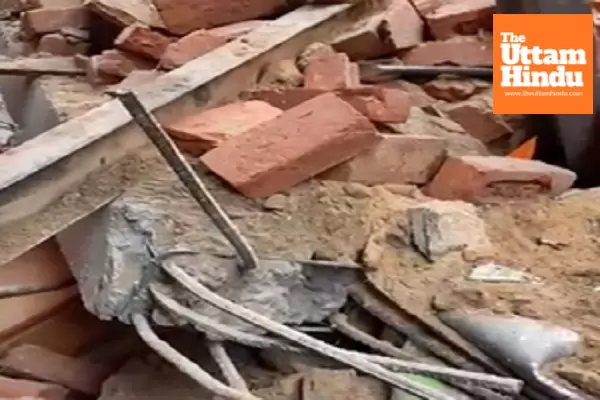 Roof Collapse at Anganwadi Centre, Kids Injured