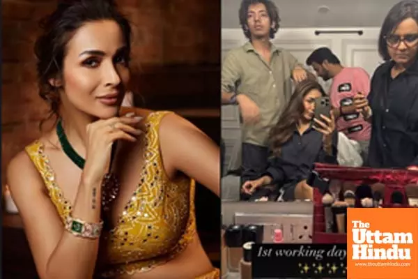 Malaika Arora shares a glimpse of her first working day of 2025