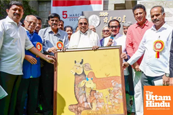 Bengaluru: Karnataka CM Siddaramaiah during the Chitra Santhe 2025