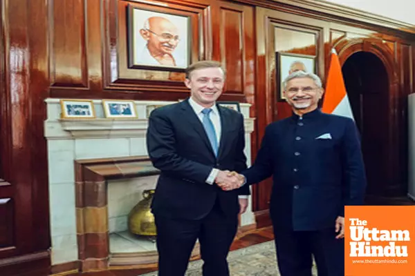 New Delhi: External Affairs Minister S. Jaishankar meets National Security Advisor of the US Jake Sullivan