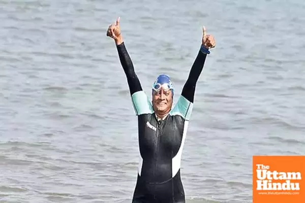 52-Year-Old Andhra Woman Sets Record with 150 km Swim Between Visakhapatnam and Kakinada