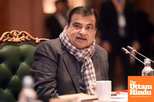 New Delhi: Union Minister Nitin Gadkari chairs a meeting with Transport Ministers from all States and Union Territories