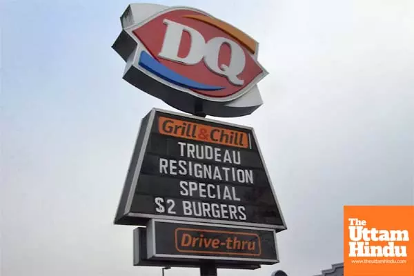 Langley Dairy Queen Stirs Political Buzz with Trudeau Resignation Special Deals