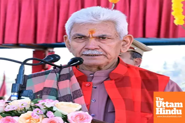 Udhampur: J&K Lieutenant Governor Manoj Sinha Reviews Passing Out Parade at Police Academy