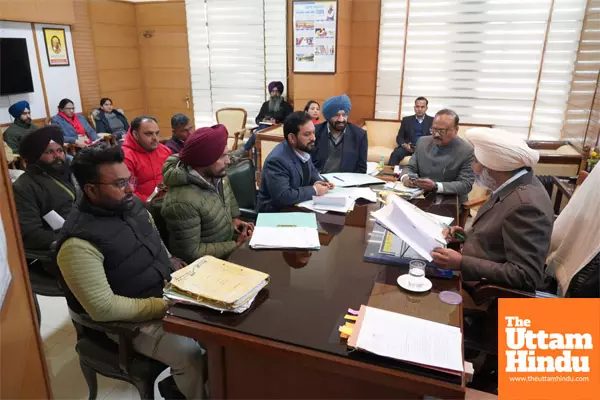 Finance Minister Harpal Singh Cheema Engages with Various Unions to Address Their Demands