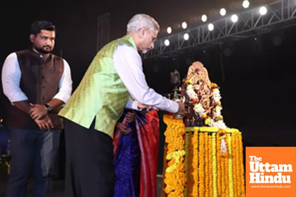 Bhubaneswar: External Affairs Minister Dr. S. Jaishankar attends the inauguration of the Mukteswar Dance Festival