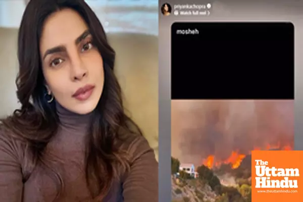 Priyanka Chopra REACTS to Palisades Fire in LA