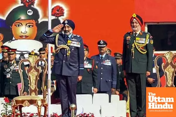 IAF chief attends NCC at Republic Day Camp 2025