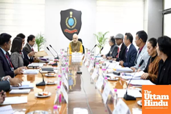 New Delhi: Union Home and Cooperation Minister Amit Shah reviews the functioning of the Bureau of Police Research & Development (BPRD)