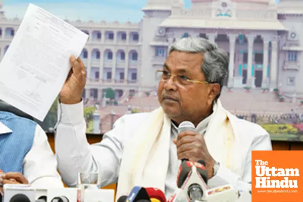 Bengaluru: Karnataka CM Siddaramaiah addresses a press conference