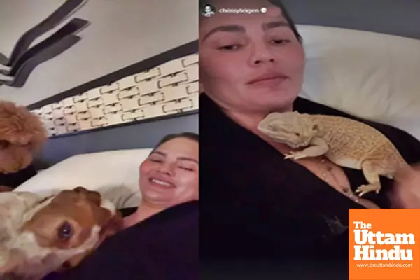 Chrissy Teigen evacuates home amid Los Angeles fires with ‘4 dogs, 4 kids and a bearded dragon’