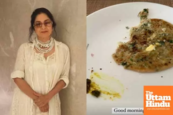 Neena Gupta’s ‘good morning’ includes onion paratha with lots of butter