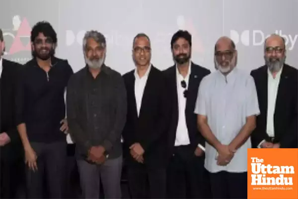 SS Rajamouli unveils India’s first Dolby certified postproduction facility at Nagarjuna’s Annapurna Studios