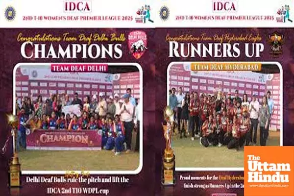 Deaf Delhi Bulls dominate claim ₹1,00,000 as runners-up earn ₹50,000 in star-studded ceremony