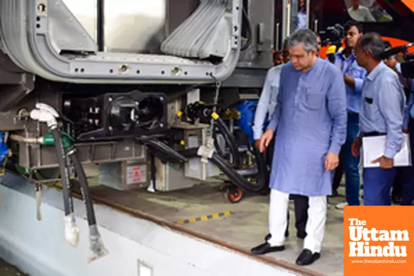 Chennai: Union Minister for Railways, Ashwini Vaishnaw inspects the production of Amrit Bharat 2.0 coaches at the Integral Coach Factory