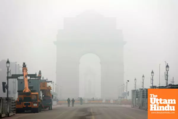 New Delhi: Preparations are underway at India Gate for the upcoming Republic Day parade