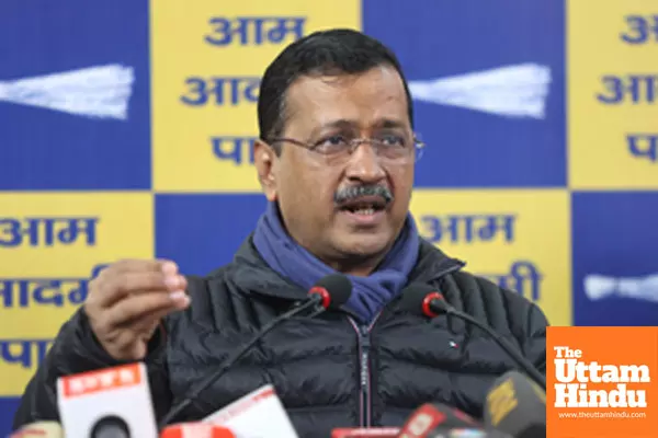 New Delhi: AAP National Convener Arvind Kejriwal addresses a press conference