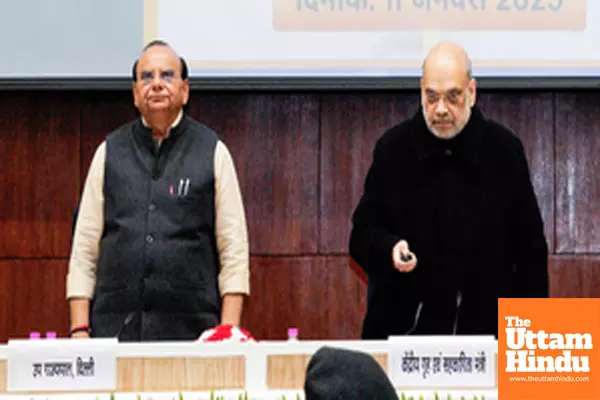 New Delhi : Union Home Minister Amit Shah during the Regional Conference on Drug Trafficking and National Security