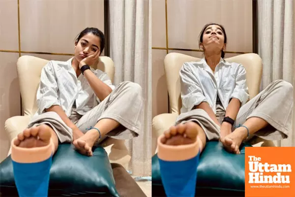 Rashmika Mandanna bounces back to bunny hop mode post leg injury