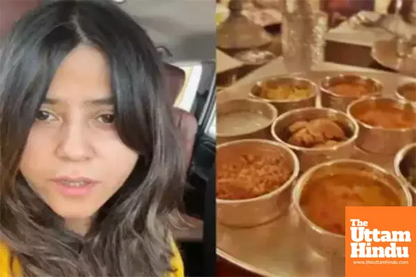 Ekta Kapoor enjoys yummy Rajasthani thali, says 2000 calories