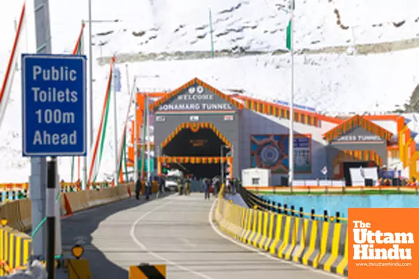 Ganderbal: A view of the newly inaugurated Z-Morh Tunnel